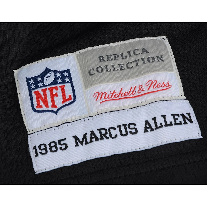 Marcus Allen Las Vegas Raiders Autographed Black Mitchell & Ness Replica Jersey with "HOF 03" Inscription