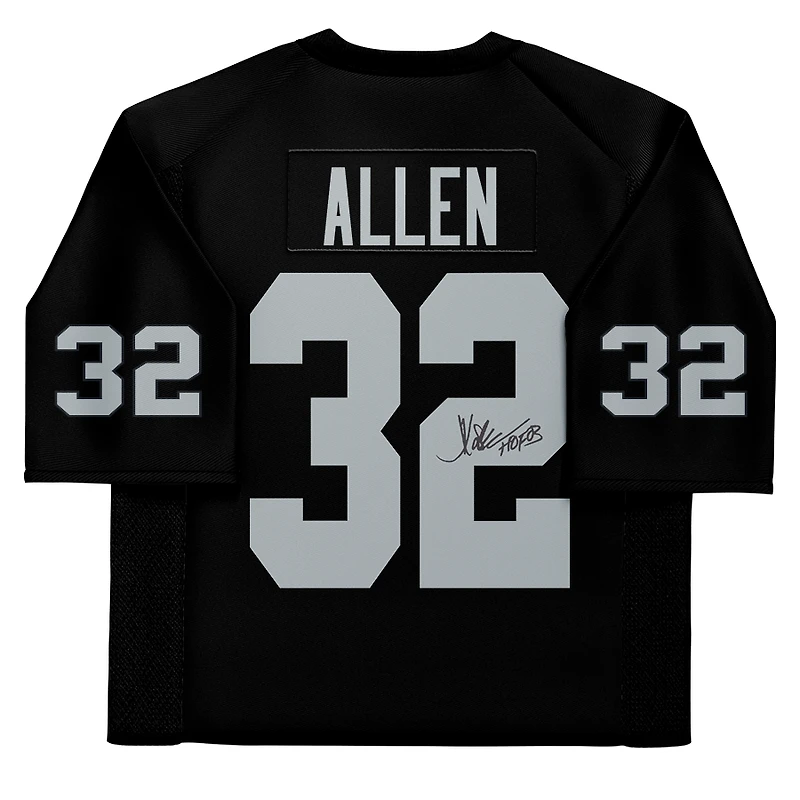 Marcus Allen Las Vegas Raiders Autographed Black Mitchell & Ness Replica Jersey with "HOF 03" Inscription