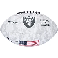 Marcus Allen Las Vegas Raiders Autographed Wilson 2024 Salute To Service Football