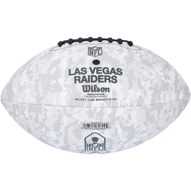 Marcus Allen Las Vegas Raiders Autographed Wilson 2024 Salute To Service Football