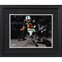 Marcus Allen Las Vegas Raiders Framed Autographed 11" x 14" Spotlight Photograph with "HOF 03" Inscription