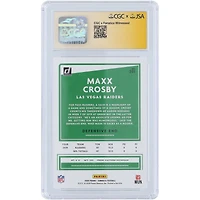 V106832 Raid Maxx Crosby Las Vegas Raiders Autographié 2020 Panini Donruss Press Proof Bleu #201 CGC Fanatics Witnessed Authentifié 9/10 Carte 98 Maxx Crosby AUT PAA TRADING CARDS 45642 AUTTRC CA01F06803 #2