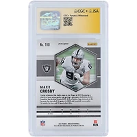 V106832 Raid Maxx Crosby Las Vegas Raiders Autographié 2021 Panini Mosaic Vert #110 CGC Fanatics Witnessed Authentifié 9/10 Carte 98 Maxx Crosby AUT PAA TRADING CARDS 45642 AUTTRC CA01F06813 #12