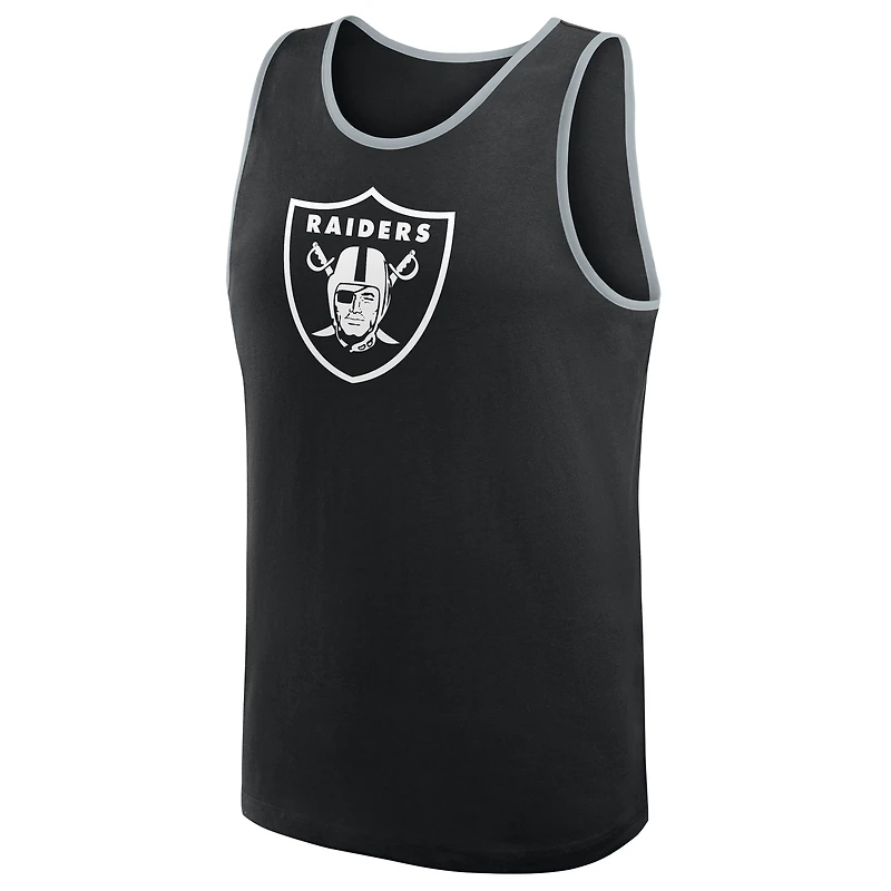 Débardeur Fanatics noir pour homme Las Vegas Raiders Unmatched Success