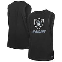 Men's New Era  Black Las Vegas Raiders Leisure Collection Tank Top