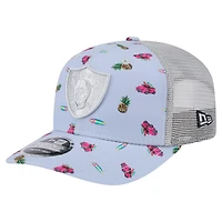 Casquette ajustable 9SEVENTY Las Vegas Raiders Adventure Surfboard de New Era pour homme, gris