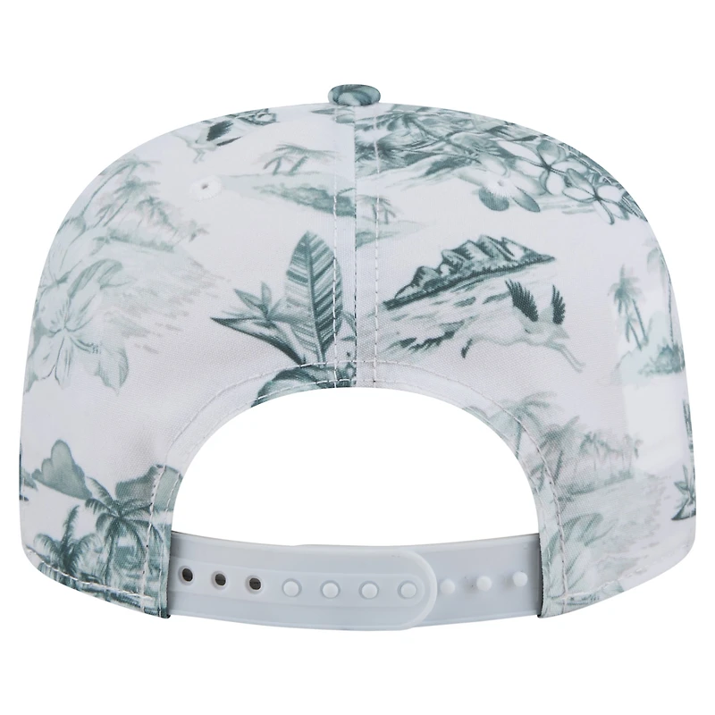 Casquette de golf à visière snapback blanche New Era Las Vegas Raiders Adventure pour homme