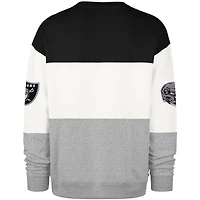 Men's '47 Black/Gray Las Vegas Raiders Breeze Maximalist Sweatshirt