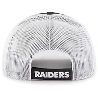 Men's '47 Black/White Las Vegas Raiders Drifter Adjustable Trucker Hat