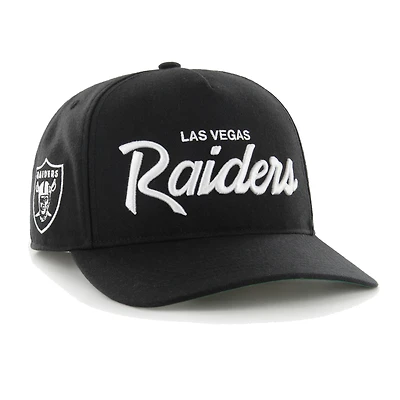 Casquette ajustable décontractée Attitude Hitch '47 Black Las Vegas Raiders pour homme
