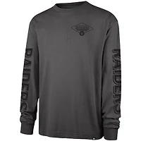 T-shirt à manches longues noir « 47 » pour homme des Las Vegas Raiders, Cairn Ravine Foundation