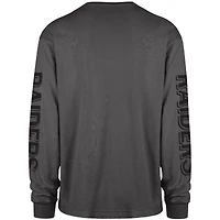 T-shirt à manches longues noir « 47 » pour homme des Las Vegas Raiders, Cairn Ravine Foundation