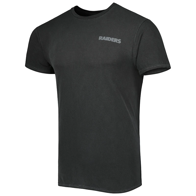 Men's '47 Black Las Vegas Raiders Fast Track Tonal Highlight T-Shirt