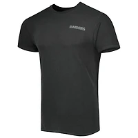 Men's '47 Black Las Vegas Raiders Fast Track Tonal Highlight T-Shirt