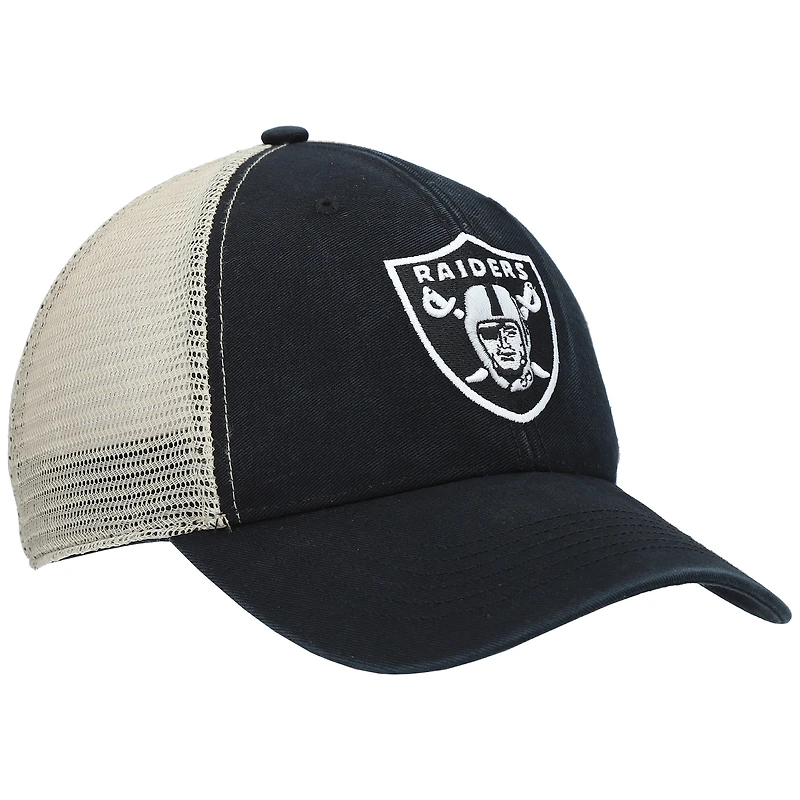 Men's '47 Black Las Vegas Raiders Flagship MVP Snapback Hat