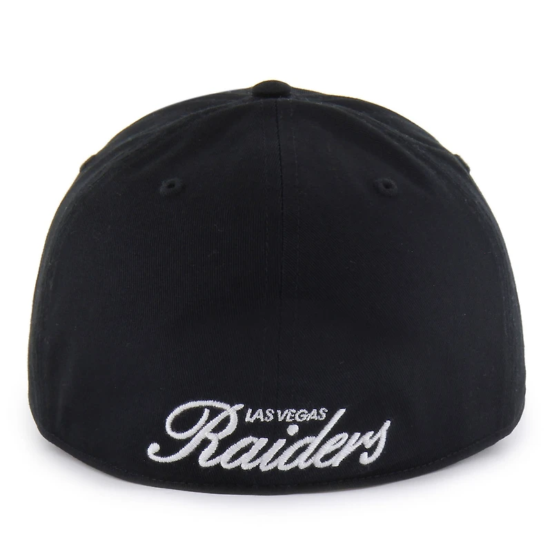 Casquette ajustée noire « 47 » pour homme, modèle Foundational Franchise des Las Vegas Raiders