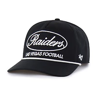 Casquette ajustable Foundational Hitch noire '47 pour homme des Las Vegas Raiders