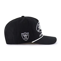 Casquette ajustable Foundational Hitch noire '47 pour homme des Las Vegas Raiders