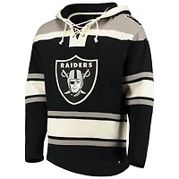 Chandail à capuchon encolure en V Las Vegas Raiders Laser '47 noir pour homme
