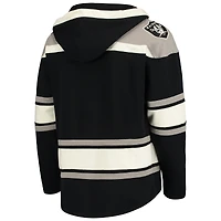 Chandail à capuchon encolure en V Las Vegas Raiders Laser '47 noir pour homme