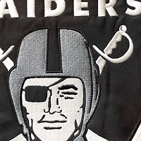 Chandail à capuchon encolure en V Las Vegas Raiders Laser '47 noir pour homme