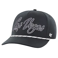 Men's '47 Black Las Vegas Raiders Overhand Speckle Hitch Adjustable Hat