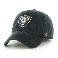 Men's '47 Black Las Vegas Raiders Sure Shot Franchise Fitted Hat