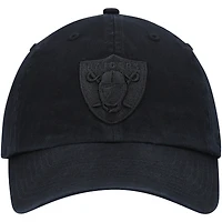 Casquette réglable '47 Black Las Vegas Raiders Team Tonal Clean Up pour homme