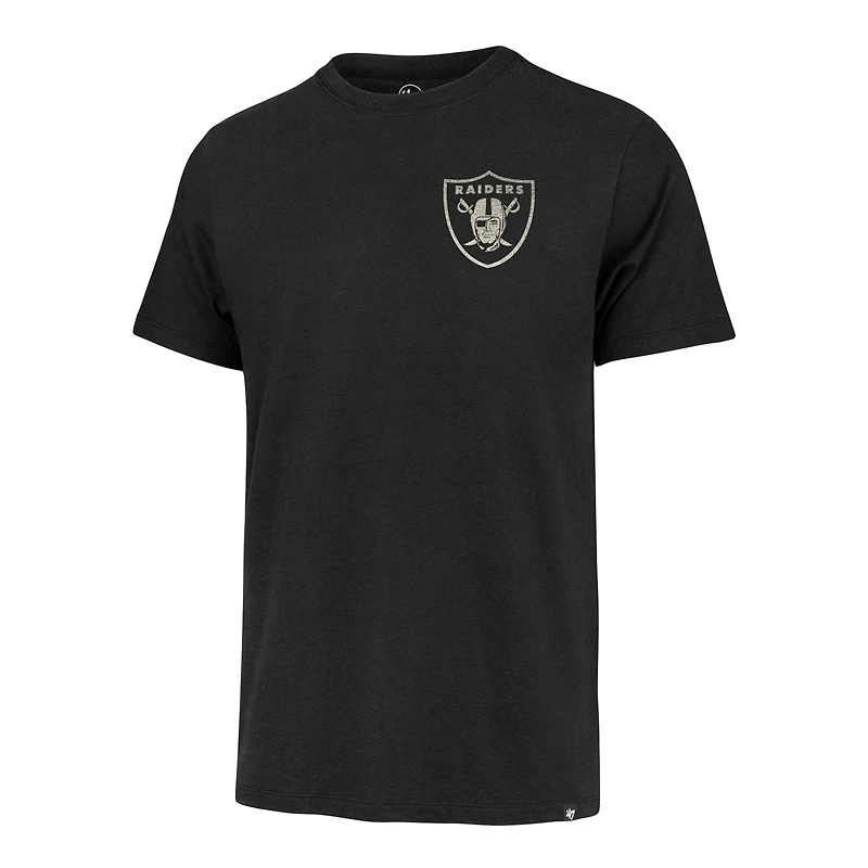 T-shirt pour homme '47 Black Las Vegas Raiders Turn Back Franklin