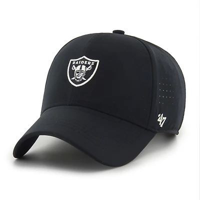 Men's '47  Black Las Vegas Raiders Vent MVP Adjustable Hat