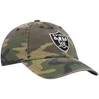 Men's '47 Camo Las Vegas Raiders Woodland Clean Up Adjustable Hat