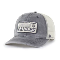 Casquette ajustable décontractée « 47 » des Las Vegas Raiders, couleur anthracite, pour homme