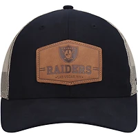 Men's '47 Dark Navy/Natural Las Vegas Raiders Rawhide Trucker Adjustable Hat