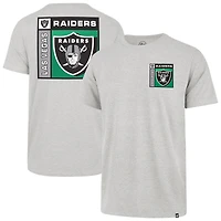 Men's '47  Gray Las Vegas Raiders Chrome Plate Franklin T-Shirt