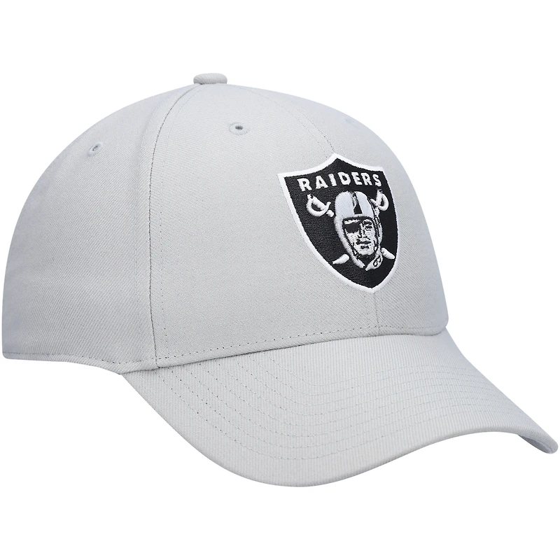 Men's '47 Gray Las Vegas Raiders MVP Adjustable Hat