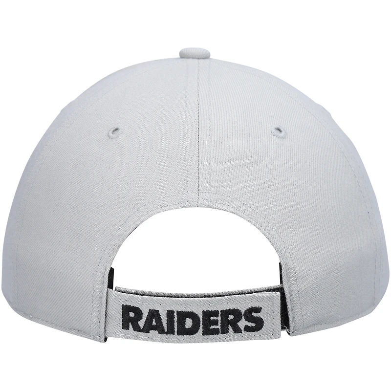 Men's '47 Gray Las Vegas Raiders MVP Adjustable Hat