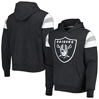 Sweat à capuche Premier Nico des Las Vegas Raiders '47 noir chiné pour hommes