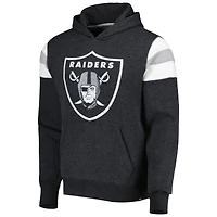 Sweat à capuche Premier Nico des Las Vegas Raiders '47 noir chiné pour hommes