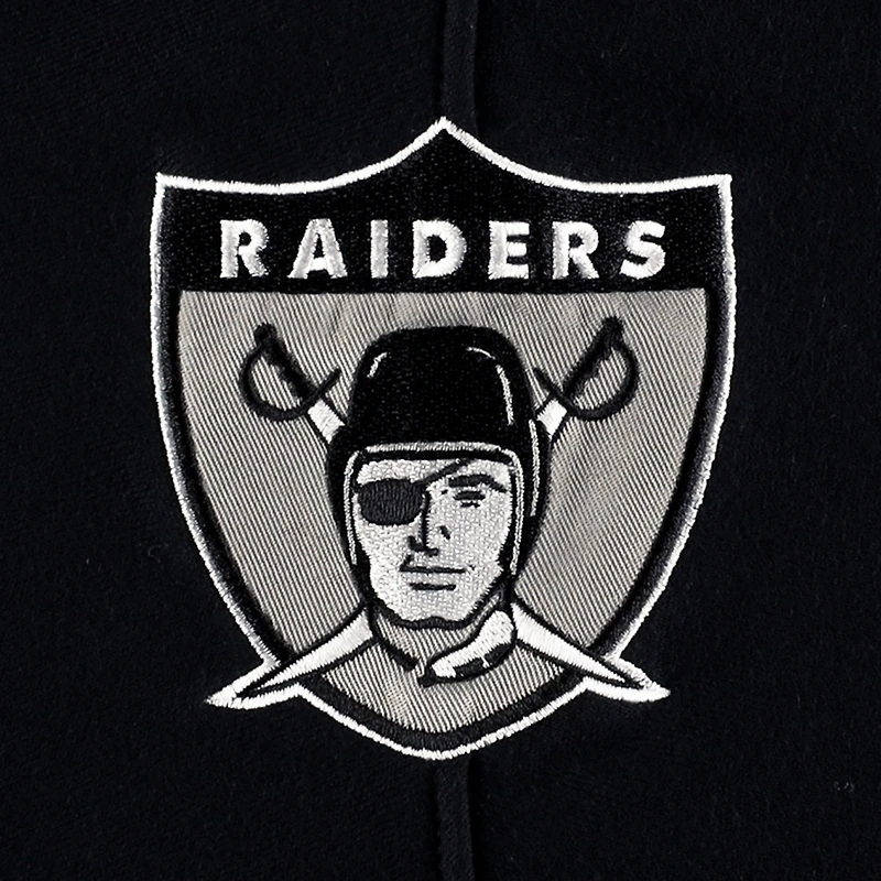 Chandail à capuchon lacets Gridiron avec logo historique gris chiné des Raiders de Las Vegas 47 pour homme