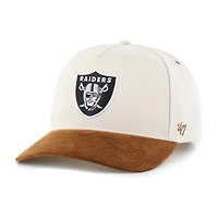 Men's '47 Natural/Brown Las Vegas Raiders Undyed Relaxed Hitch Adjustable Hat