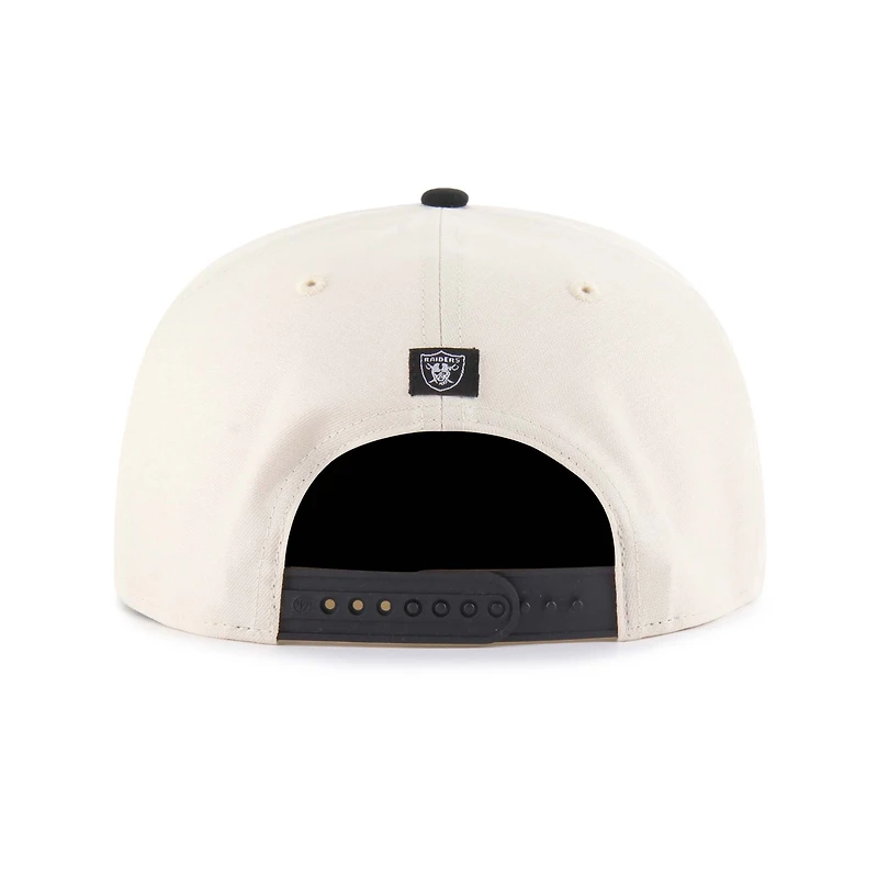 Casquette ajustable Payson Captain des Las Vegas Raiders, modèle naturel 47, pour homme