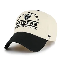 Men's '47  Natural Las Vegas Raiders Windham Clean Up Adjustable Hat