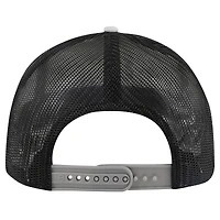 Men's '47 White/Gray Las Vegas Raiders Stack Line Hitch Trucker Adjustable Hat