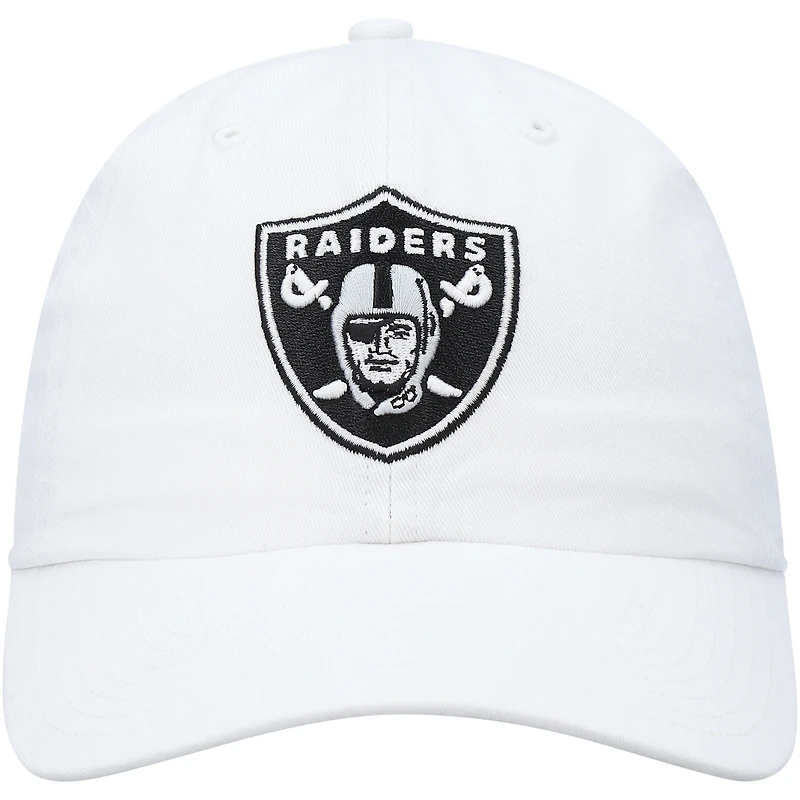 Casquette réglable '47 Las Vegas Raiders Clean Up blanche pour homme