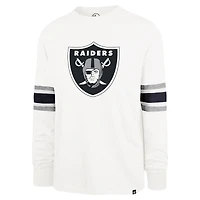 Men's '47 White Las Vegas Raiders Gridiron Premier Brex Long Sleeve T-Shirt