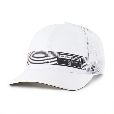 Casquette ajustable Rangefinder Trucker blanche '47 des Las Vegas Raiders pour homme