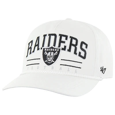 Men's '47 White Las Vegas Raiders Roscoe Hitch Rope Adjustable Hat