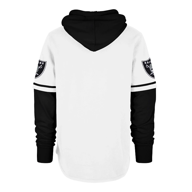 Sweat à capuche blanc '47 Las Vegas Raiders Trifecta Shortstop pour homme