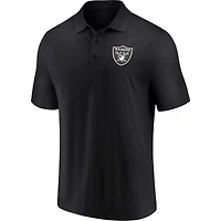 Lot de deux polos noir/gris pour homme Las Vegas Raiders Dueling
