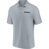 Lot de deux polos noir/gris pour homme Las Vegas Raiders Dueling